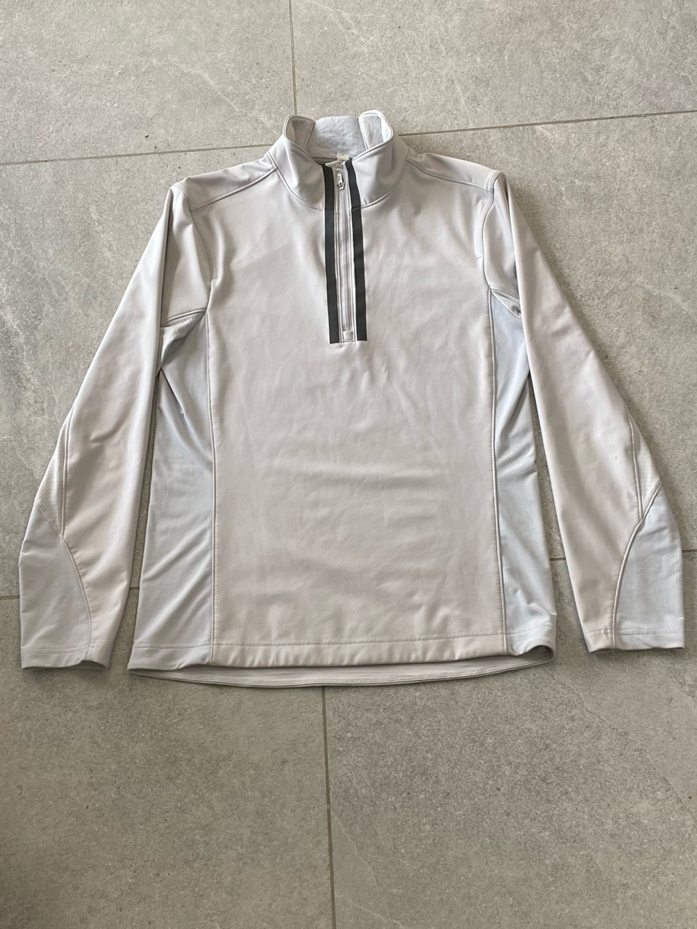 Gray Lululemon Quarter-Zip Activewear Lightweight Jacket